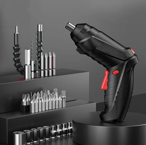 Set Șurubelniță Electrică 2-în-1 cu Trusă Completă