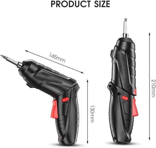 Set Șurubelniță Electrică 2-în-1 cu Trusă Completă