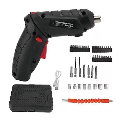 Set Șurubelniță Electrică 2-în-1 cu Trusă Completă