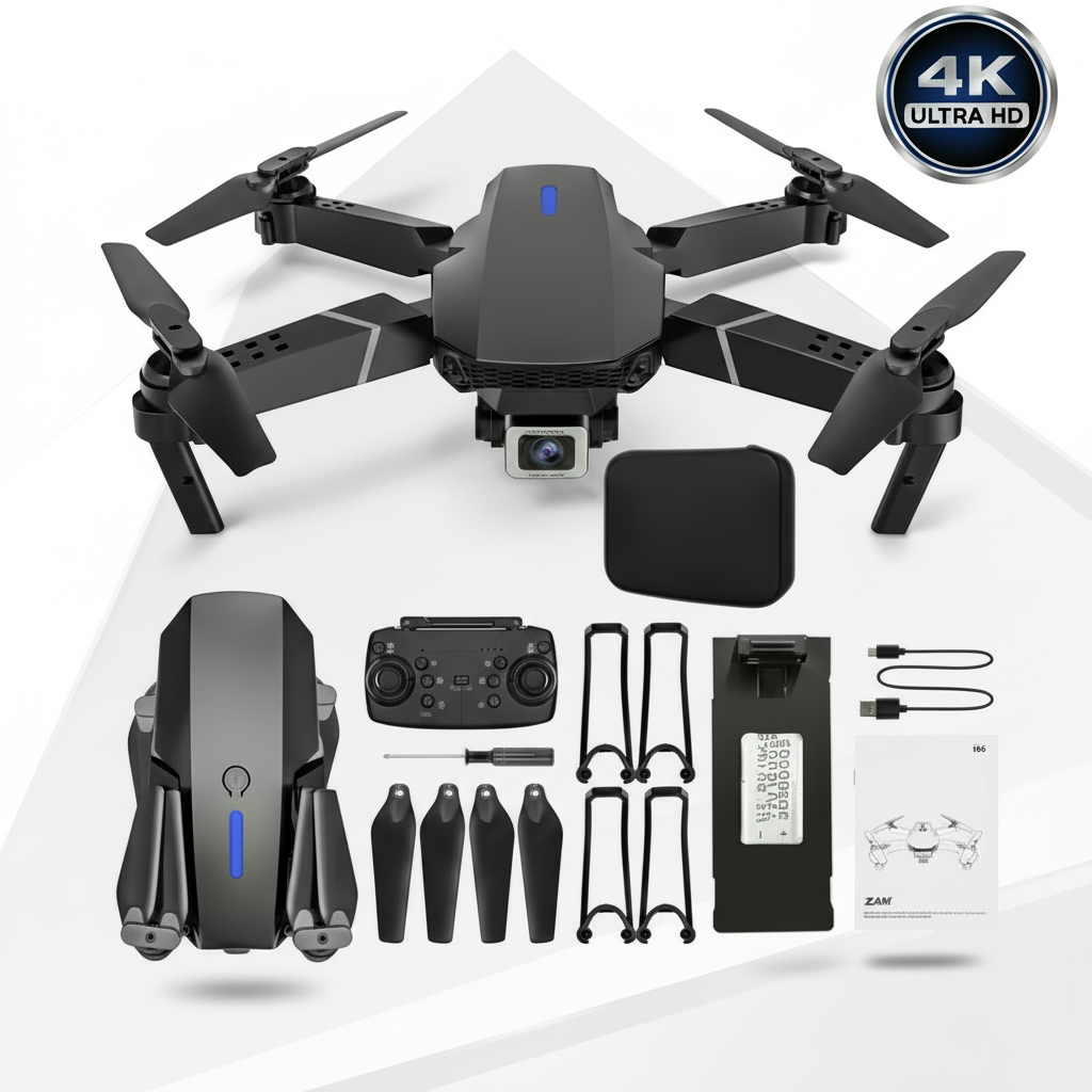 Dronă cu cameră duală 4K